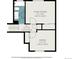 Second floor plan featuring the layout of primary bedroom, bedroom, bath and hall, with dimensions at 6413 W 76Th Ave, Arvada, CO 80003