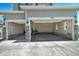 Attached two-car garage with ample space and overhead lighting, perfect for vehicles and storage at 9716 Uravan St, Commerce City, CO 80022