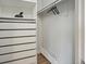 Walk-in closet with built-in shelving and hanging space for storage at 3538 Pecos St, Denver, CO 80211