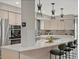 Modern kitchen featuring stainless steel appliances, a gray backsplash, and recessed lighting at 3538 Pecos St, Denver, CO 80211