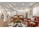 Cozy basement living room with hardwood floors and recessed lighting at 20166 E Shady Ridge Rd, Parker, CO 80134