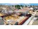 Landscaped backyard with deck and shed at 5769 S Nepal Ct, Centennial, CO 80015