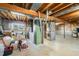 Unfinished basement area with washer and dryer hookups at 5769 S Nepal Ct, Centennial, CO 80015
