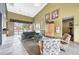 Welcoming building lobby with comfortable seating, a plant, and plenty of natural light at 5677 S Park Pl # B110, Greenwood Village, CO 80111