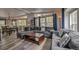 Open floorplan with view from dining room to the living room at 492 Kimmes Ln, Breckenridge, CO 80424