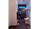 Modern bathroom with a sleek vanity, glass-enclosed shower, and stylish finishes at 653 Glenarbor Cir, Longmont, CO 80504