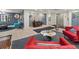 Comfortable lobby featuring modern decor, seating areas, and access to the elevator at 800 N Washington St # 1010, Denver, CO 80203