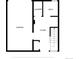 Floor plan illustrating the layout of floor 1 featuring a garage, laundry, bath, and foyer at 4469 Tennyson St # 4, Denver, CO 80212