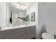 Clean bathroom with updated vanity and toilet at 1661 Red Fox Pl, Highlands Ranch, CO 80126