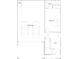 First floor floorplan featuring a two-bay garage, bathroom, and bedroom at 7740 S Cherokee Trl, Centennial, CO 80016