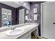 Bathroom featuring spacious vanity, decorative accents, and large mirror at 8696 E Easter Ave, Centennial, CO 80112