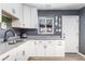 Modern kitchen with white cabinets and granite countertops at 881 Salem St, Aurora, CO 80011