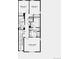 Second floor plan showcasing a primary suite, two additional bedrooms, laundry room, and two bathrooms at 6570 Parterre N Pkwy # 1, Thornton, CO 80602