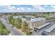 An aerial view capturing an apartment complex featuring convenient parking and lush surrounding greenery at 364 S Ironton St # 425, Aurora, CO 80012