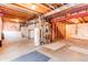 Unfinished basement with plumbing and HVAC systems at 1225 Briarhollow Way, Highlands Ranch, CO 80129