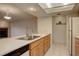 Kitchen with stainless steel appliances and wood cabinets at 23619 Genesee Village Rd # B, Golden, CO 80401