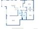 Basement floor plan featuring a large recreation room, bedrooms, bathroom, laundry, and basement storage at 11621 Shoshone Way, Denver, CO 80234