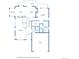 Detailed floor plan of the first floor featuring an open layout and spacious garage at 11621 Shoshone Way, Denver, CO 80234