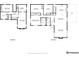 Detailed floor plan showcasing layout of the 2-story home, including room dimensions and storage spaces at 6188 S Westview St, Littleton, CO 80120