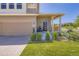 Home exterior featuring manicured lawn and welcoming entrance with stylish accents at 3130 Hardin St, Castle Rock, CO 80109