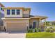 Two-story home showcasing a modern exterior, neat landscaping, and a two-car attached garage at 3130 Hardin St, Castle Rock, CO 80109