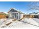 Detached garage with single door and window at 2728 Renshaw St, Strasburg, CO 80136