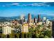 Enjoy this stunning city skyline view from the property at 1133 Race St # 8 & 9 B, Denver, CO 80206