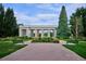 Landscaped park with benches and classical architecture at 1133 Race St # 8 & 9 B, Denver, CO 80206