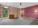 Spacious bedroom with large windows offers bright natural light and scenic outdoor views at 2800 S University Blvd # 1, Denver, CO 80210