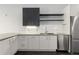 Modern kitchen with stainless steel appliances and white cabinets at 2525 Arapahoe St # Rd108, Denver, CO 80205