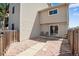 Private outdoor patio featuring a stone paved area, providing a great space for relaxation at 7845 Barbara Ann Dr # J, Arvada, CO 80004