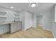 Basement with shelving, countertops, and room to customize at 6526 S Elmwood St, Littleton, CO 80120