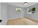 Spacious bedroom with hardwood flooring and natural light at 6526 S Elmwood St, Littleton, CO 80120