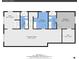 Detailed floorplan showcasing the layout of the home basement with dimensions and room names at 6526 S Elmwood St, Littleton, CO 80120