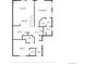 Detailed first-floor floor plan showcasing the layout of rooms and dimensions at 540 S Forest St # A2, Denver, CO 80246