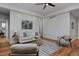 Bright living room with modern furniture, recessed lighting, and neutral décor at 1735 Crestone Dr, Longmont, CO 80504