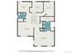 Detailed floor plan highlighting the second floor layout, including bedrooms, bathrooms, and a sitting room at 2153 Mountain Iris Dr, Erie, CO 80516