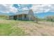 Exterior view of the metal barn building at 6334 Cherokee Dr, Sedalia, CO 80135