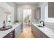 Functional butler pantry with extra counter space, storage, and a wine refrigerator at 1500 S Elizabeth St, Denver, CO 80210