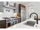 Well-appointed kitchen showcasing stainless steel appliances and a sleek design with plenty of counter space at 1500 S Elizabeth St, Denver, CO 80210