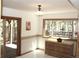 Bright dining room with backyard access and lots of natural lighting at 9274 Sandy Ln, Conifer, CO 80433