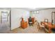 The basement is spacious, carpeted, and has a window for natural light at 8855 E Parker Rd, Parker, CO 80138