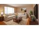Comfortable living room with stylish furnishings and a large window bringing in natural light at 8750 Rutgers St, Westminster, CO 80031
