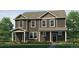 Charming two-story home with landscaped yard and covered entryways on both sides of the property at 1348 S Boston Ct # B, Denver, CO 80247