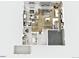 Detailed aerial floor plan showcasing bedrooms, living spaces, and bathrooms on the second floor at 15252 W Warren Dr, Lakewood, CO 80228