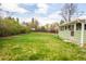 Spacious backyard featuring a well-maintained lawn and mature landscaping at 2035 Carr St, Lakewood, CO 80214