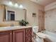 Bathroom features tile shower/tub and vanity at 3540 E 5Th Ave, Denver, CO 80206
