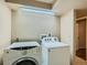Bright laundry room featuring a washer and dryer at 3540 E 5Th Ave, Denver, CO 80206