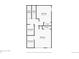 Floor plan showcasing bedrooms and bathrooms at 1250 Yates St, Denver, CO 80204