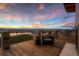 Deck with mountain views and comfortable seating at 1178 Hargreaves Way, Erie, CO 80516